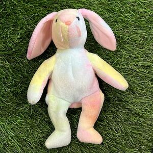Ty Beanie Babies Hippie the Tie Dye Bunny Plush